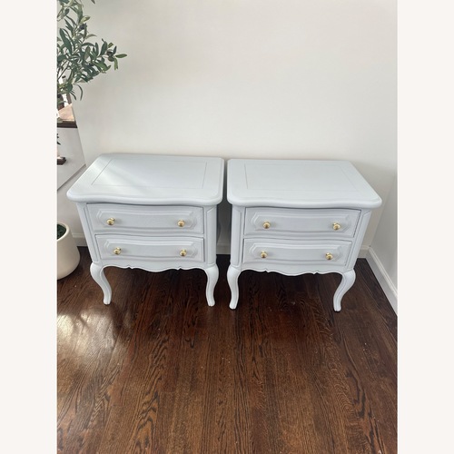Used Pair of French Country Nightstands for sale on AptDeco