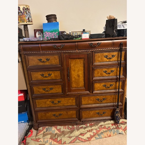 Used Aspen Home Dark Brown Dresser for sale on AptDeco