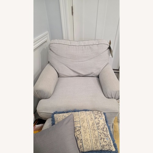 Used Natural Fabric Nursing Chair for sale on AptDeco