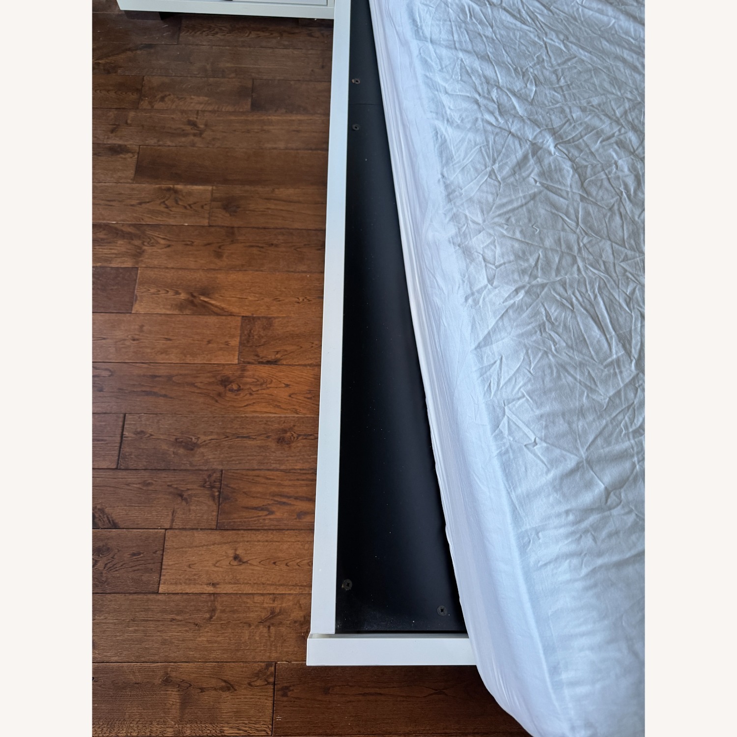 Modern Queen Bed Frame with Upholstered Headboard - image-4