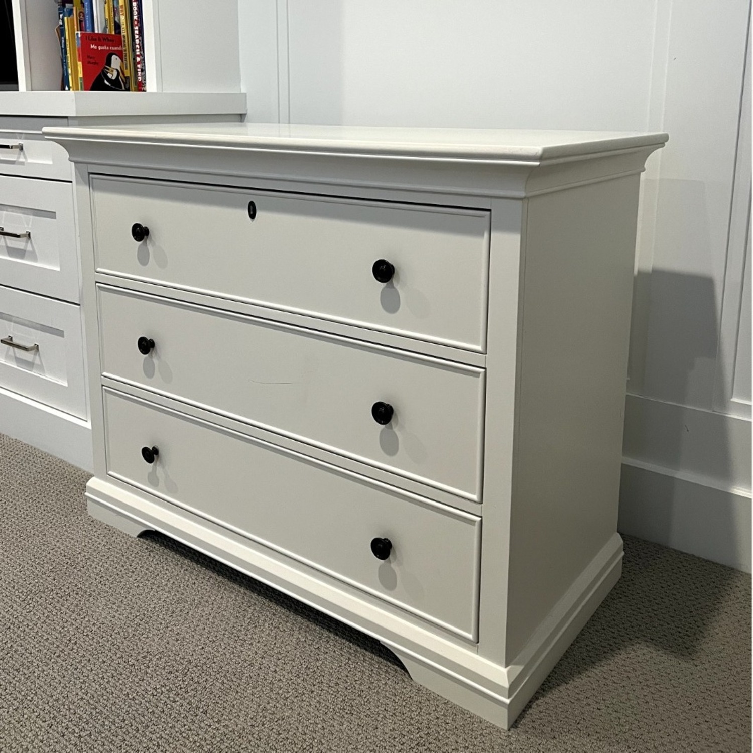 Pottery Barn Kids Larkin White Wood Dresser - image-3