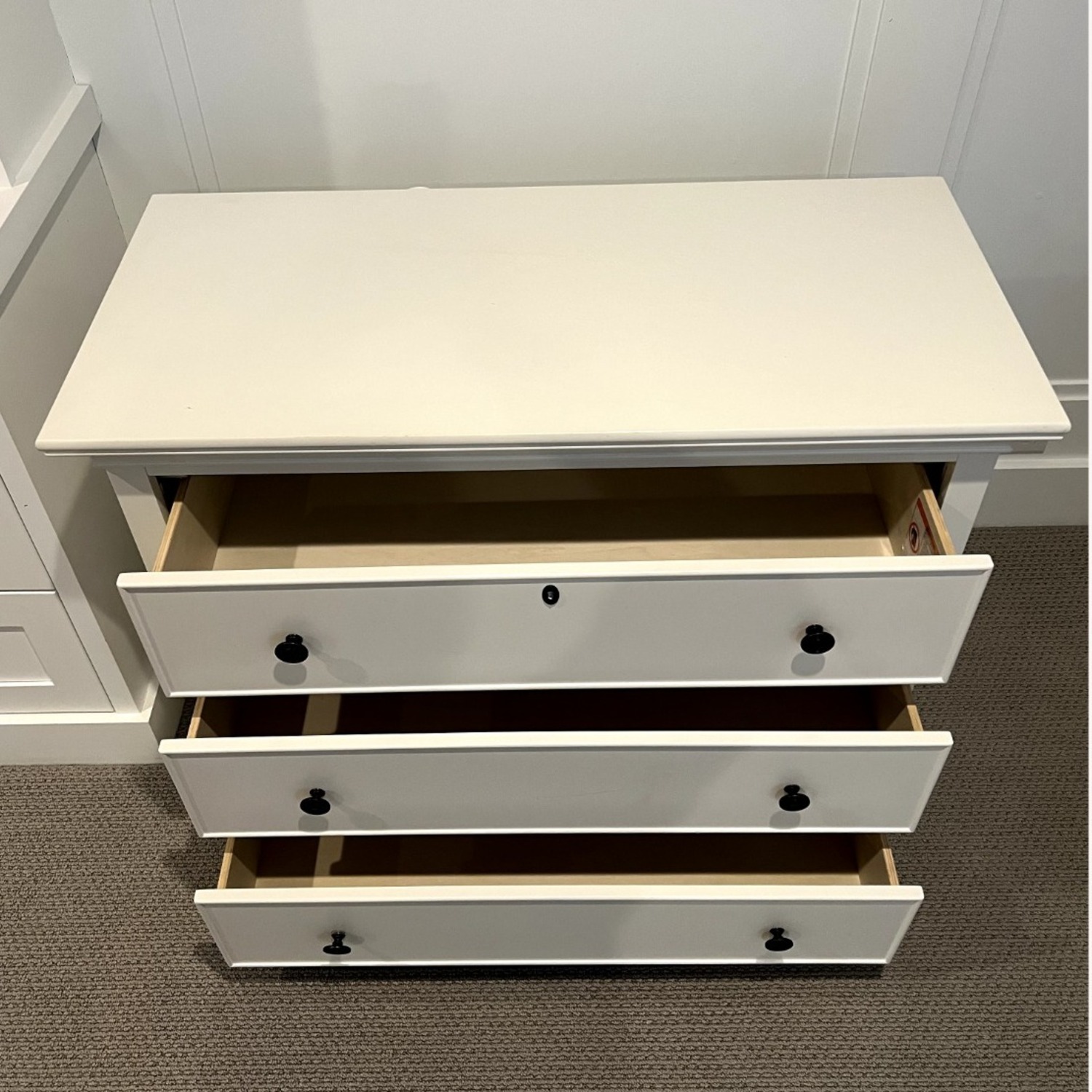 Pottery Barn Kids Larkin White Wood Dresser - image-4