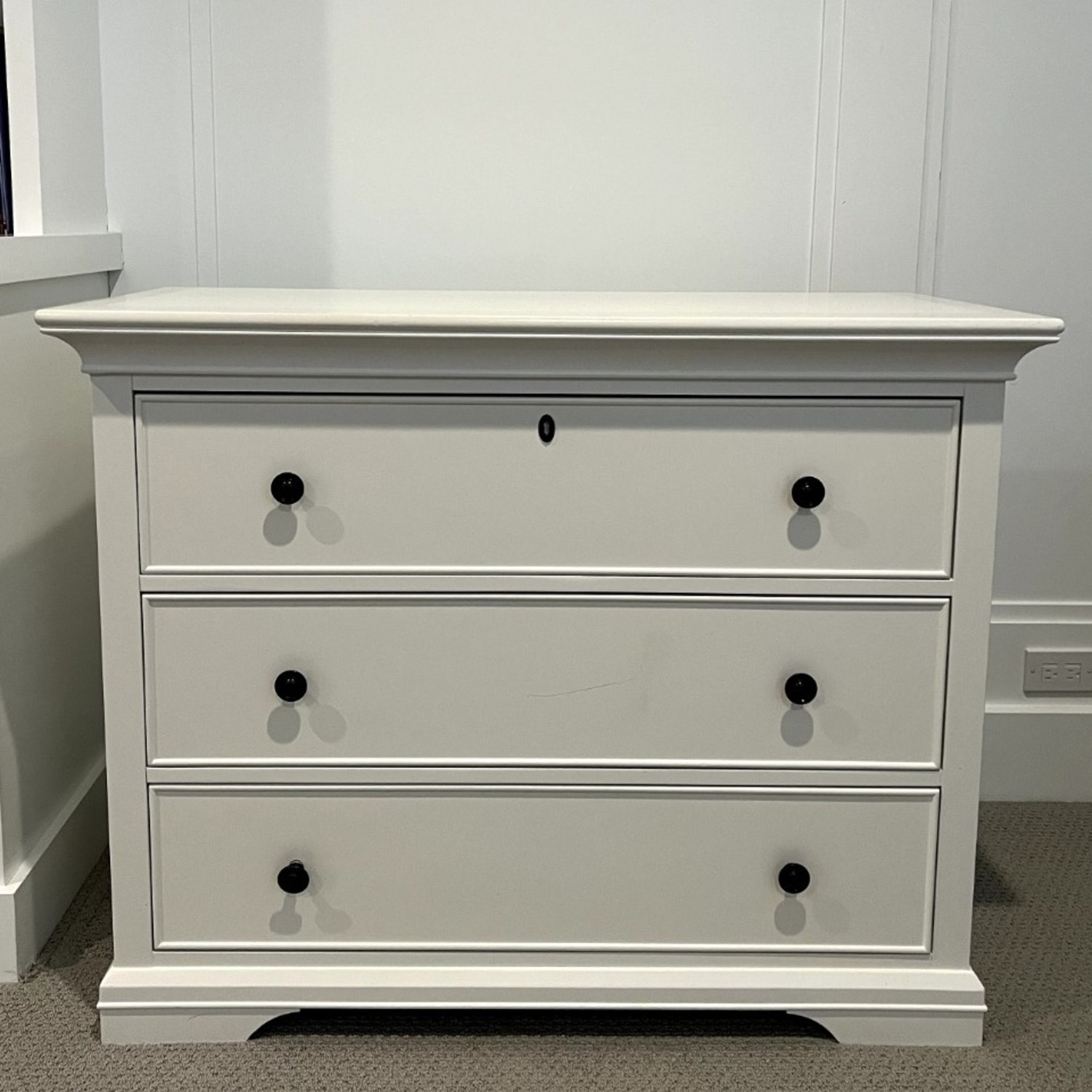 Pottery Barn Kids Larkin White Wood Dresser - image-1