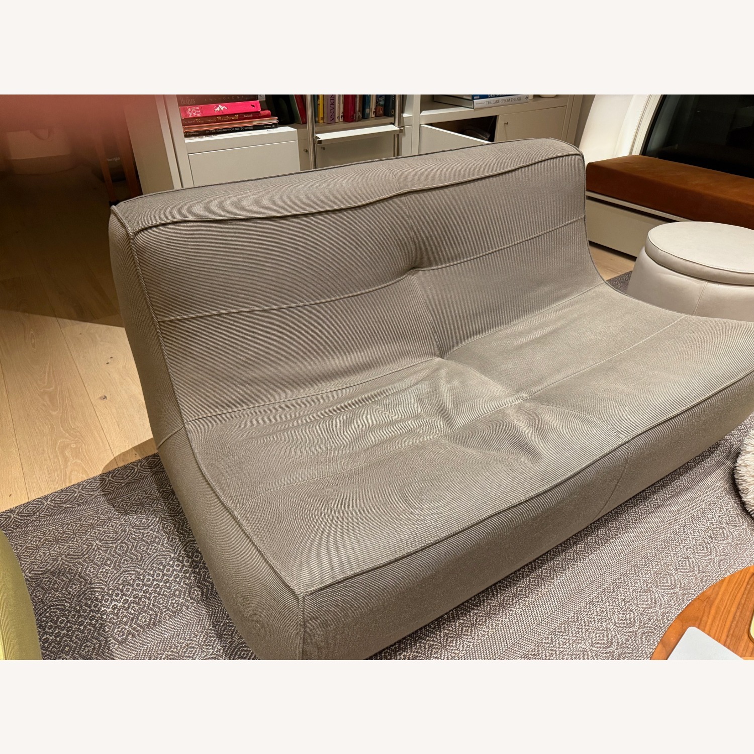 Della Robbia Light Gray Fabric 2 Seater Sofa - image-3
