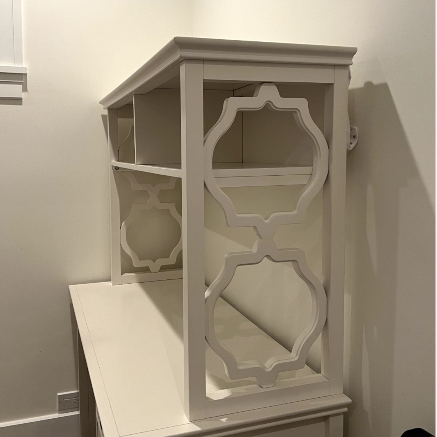 Pottery Barn Teen Elsie White Wood Desk - image-3