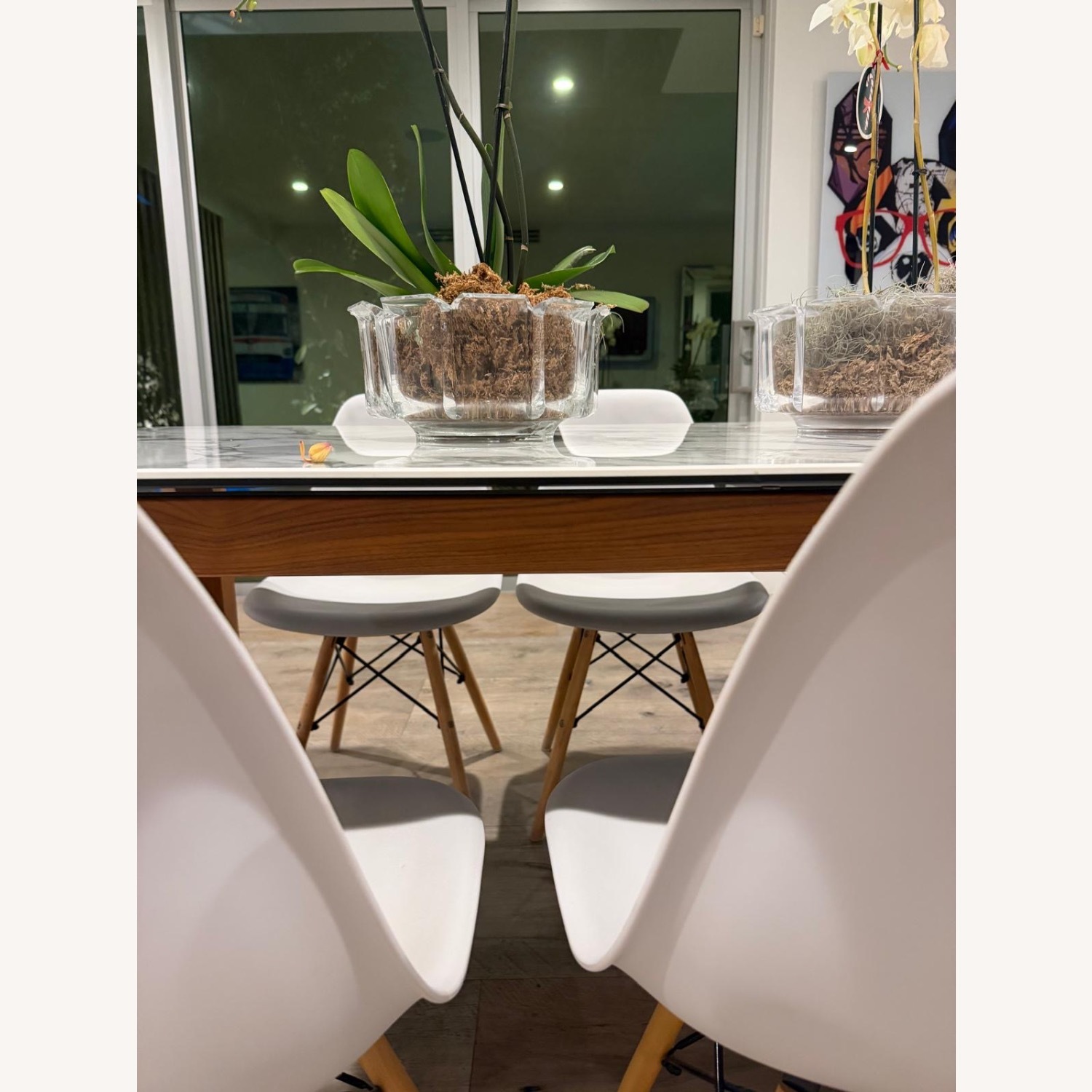 Calligaris White Marble Dining Table - image-4