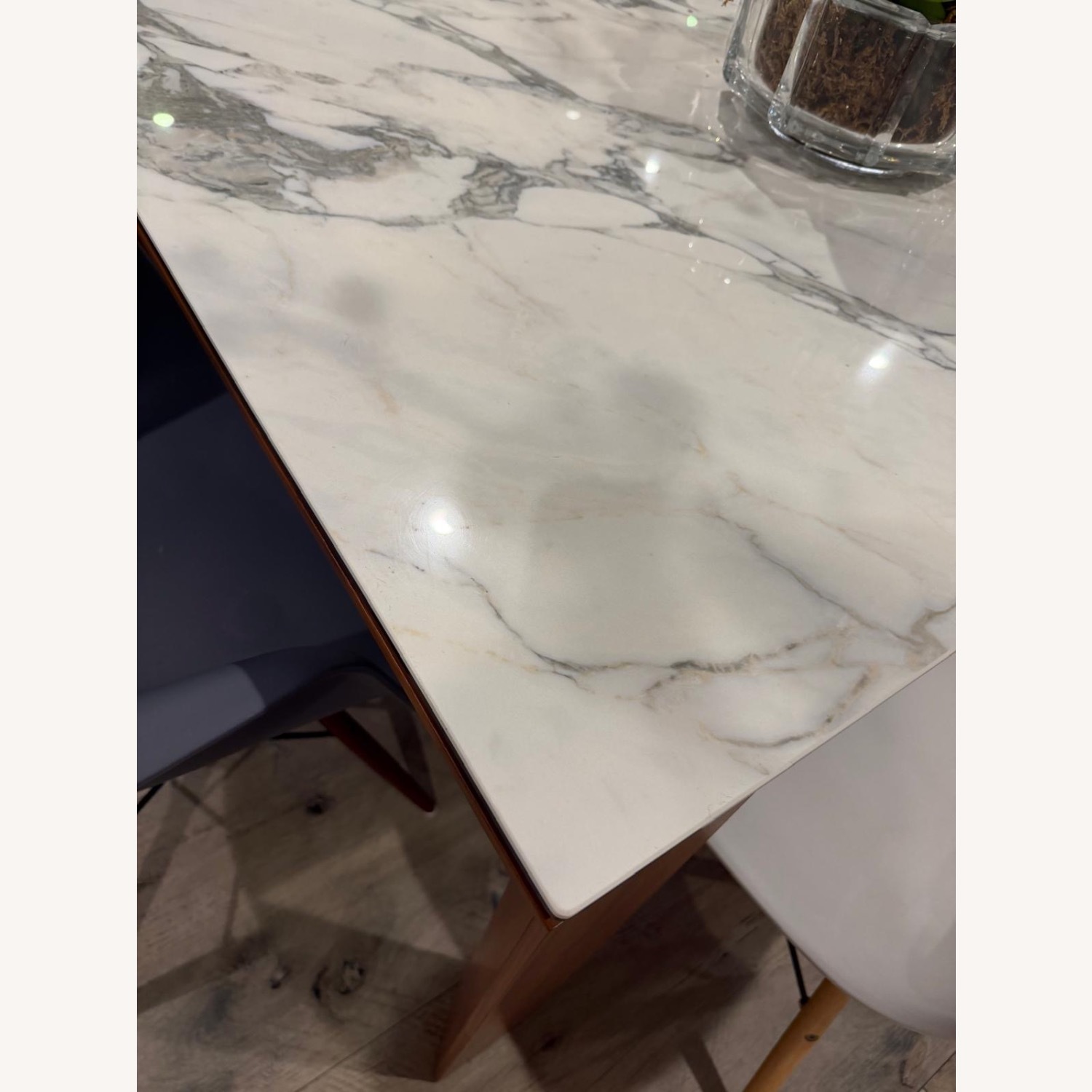 Calligaris White Marble Dining Table - image-2