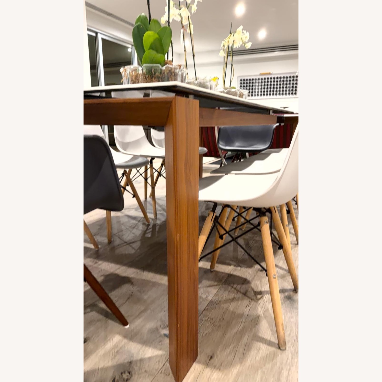 Calligaris White Marble Dining Table - image-3