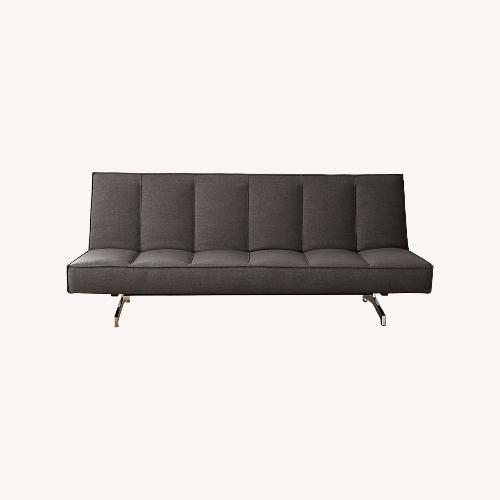 Used CB2 Light Gray Fabric Futon for sale on AptDeco