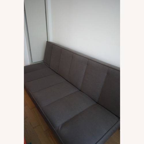 Used CB2 Light Gray Fabric Futon for sale on AptDeco