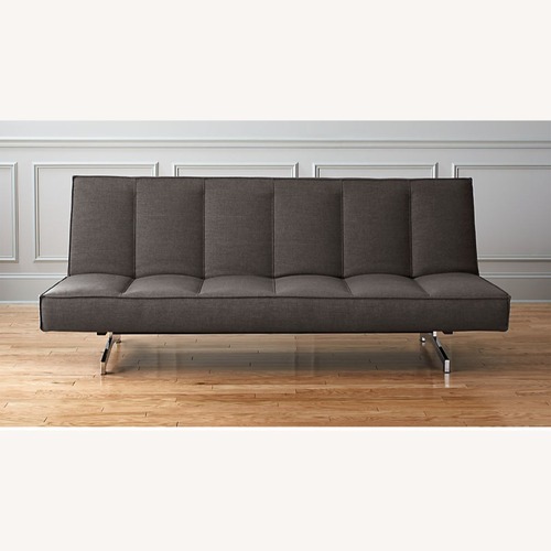 Used CB2 Light Gray Fabric Futon for sale on AptDeco