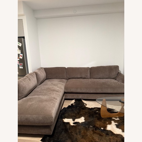 Used West Elm Dark Gray Fabric Chaise Lounge for sale on AptDeco