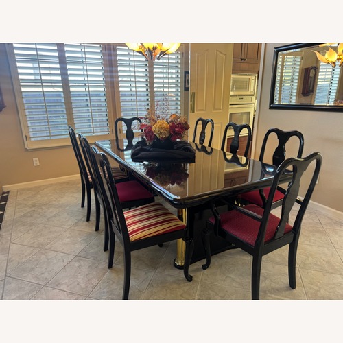 Used Black Dining Table for sale on AptDeco