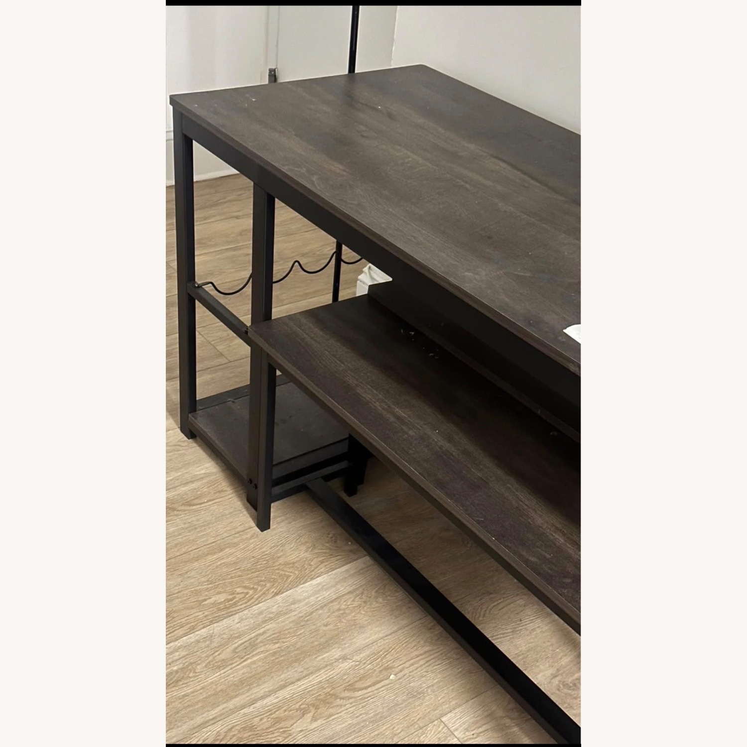 Wayfair Dark Brown Wood Desk - image-2