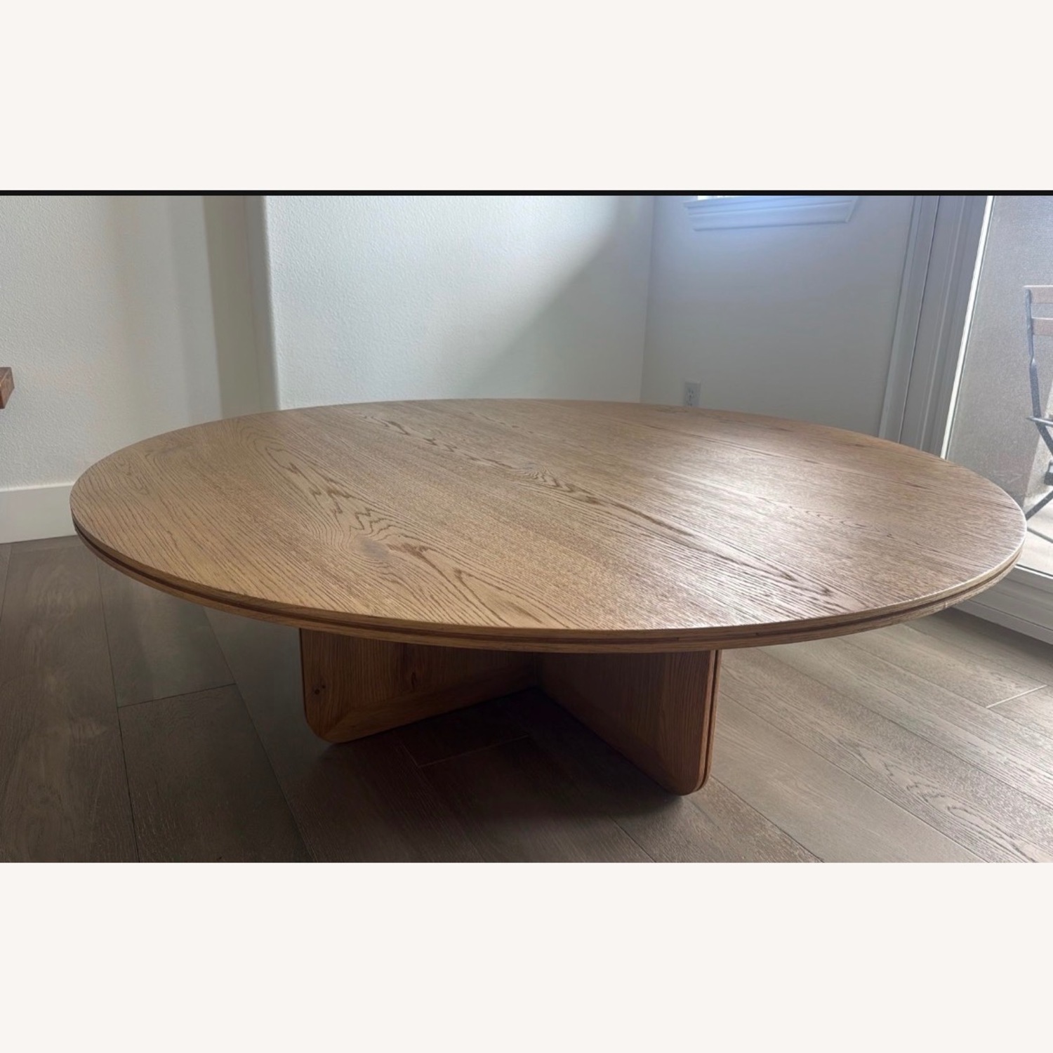 Arhaus 54” Light Brown Coffee Table - image-2