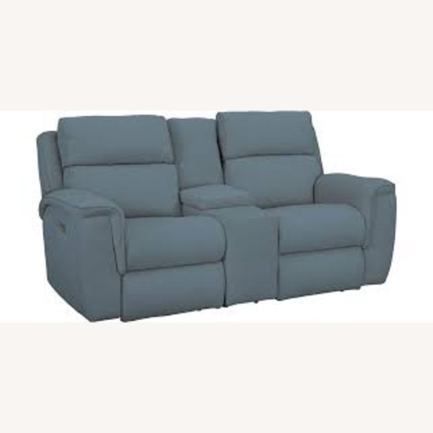 Havertys Love Seat Recliner Sofa - image-0