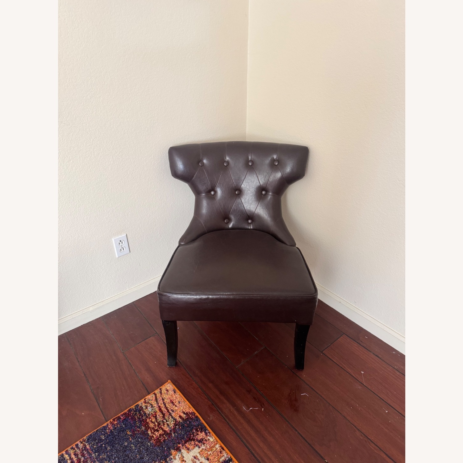 Light Brown Wood Side Table  - image-3