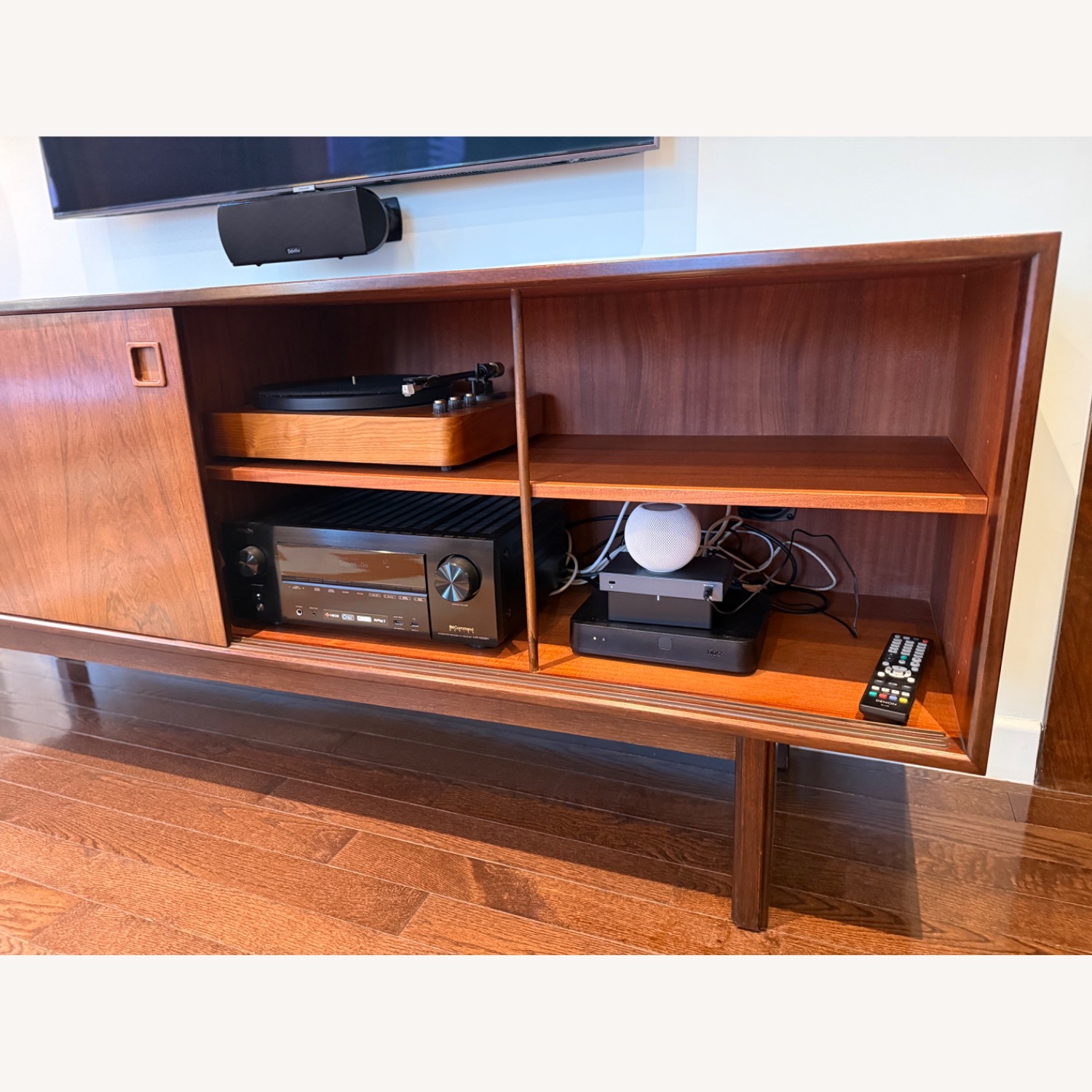 Danish Modern Credenza and Media Cabinet - image-5