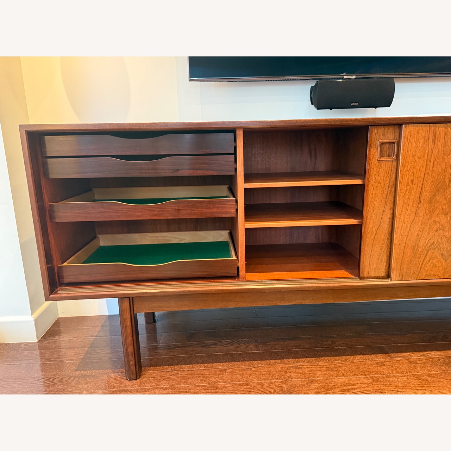 Danish Modern Credenza and Media Cabinet - image-2