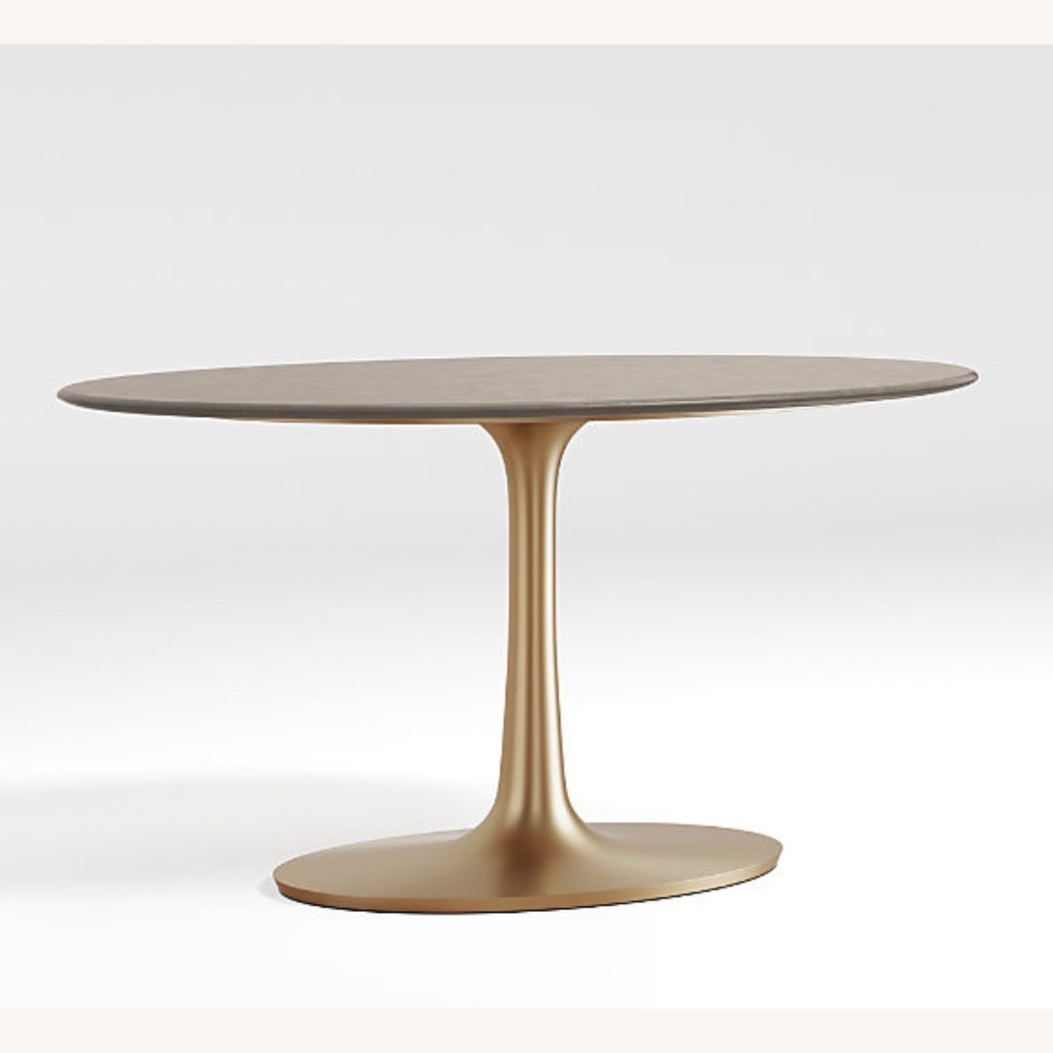 Crate & Barrel Concrete Dining Table - image-1