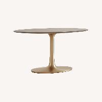 Crate & Barrel Concrete Dining Table