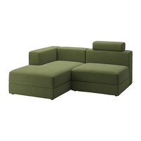 IKEA Jaettebo Green 2 Piece Sectional W Footrest