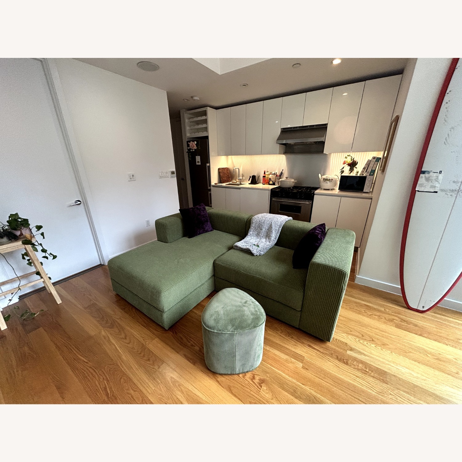 IKEA Jaettebo Green 2 Piece Sectional W Footrest - image-2