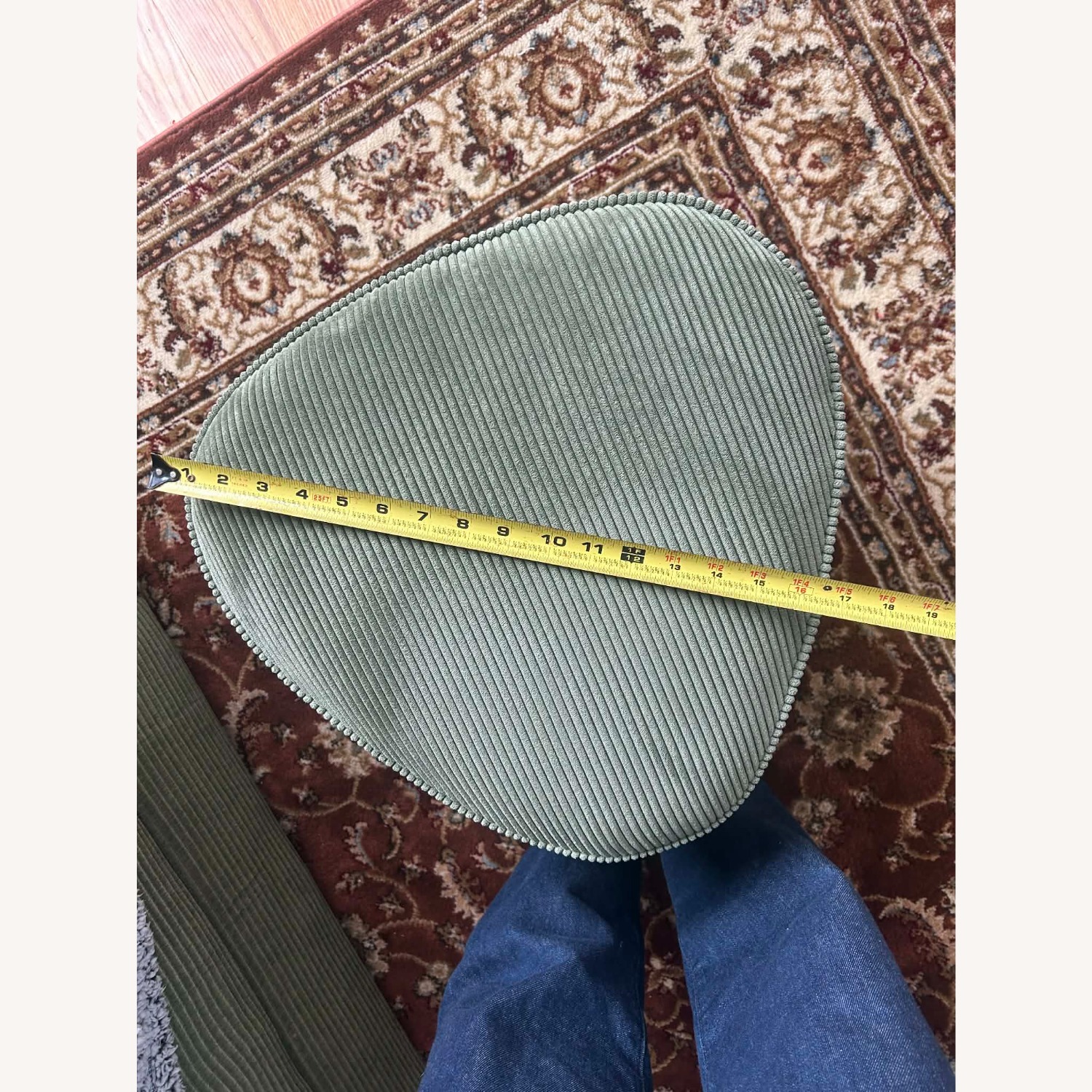 IKEA Jaettebo Green 2 Piece Sectional W Footrest - image-4