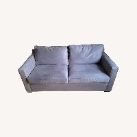 Crate & Barrel Davis Gray Queen Sleeper 