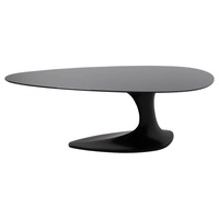 Roche Bobois Speed Up Black Glass Coffee Table