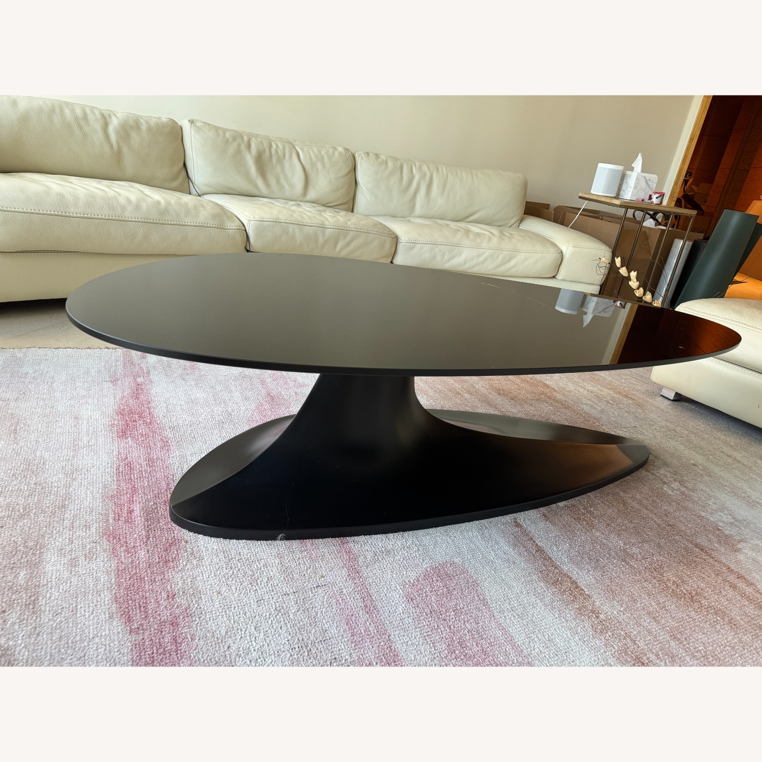 Roche Bobois Speed Up Black Glass Coffee Table - image-2