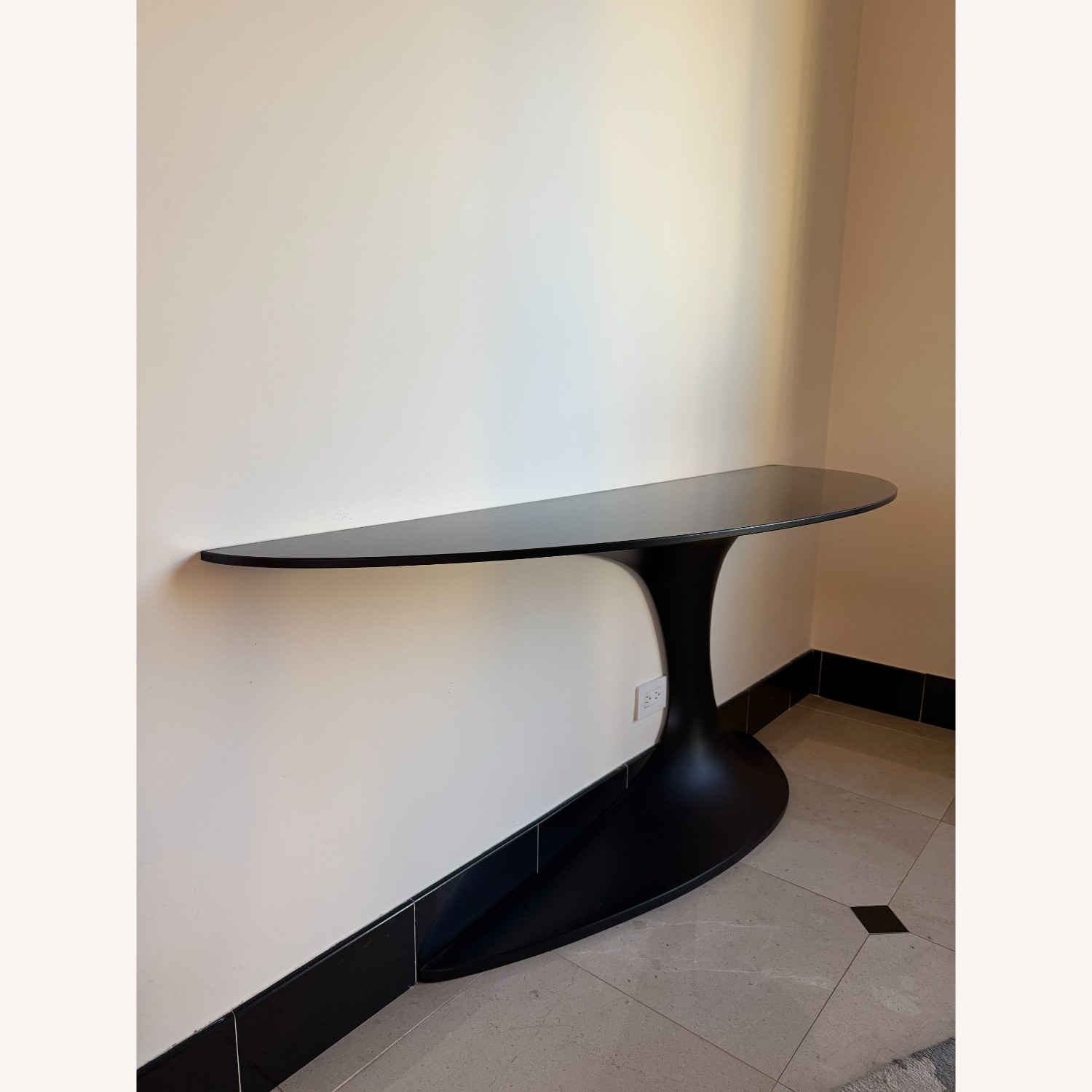 Roche Bobois Speed Up Black Glass Console - image-2