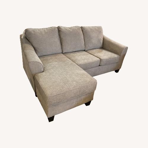 Used Curved Arm Fabric 3-Seat Sectional for sale on AptDeco