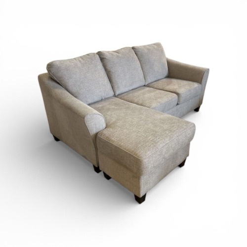 Used Curved Arm Fabric 3-Seat Sectional for sale on AptDeco