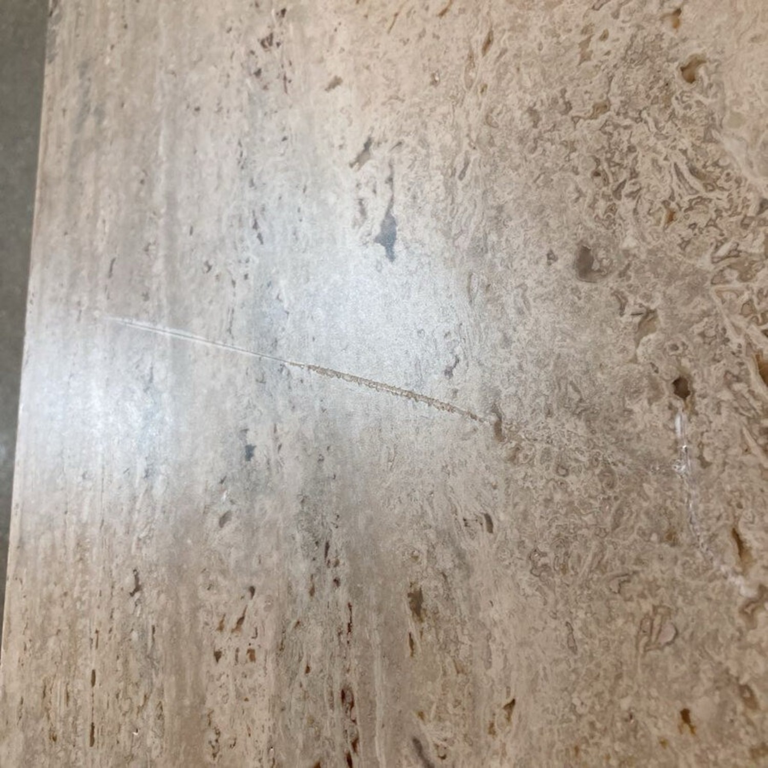 Travertine Square Coffee Table - image-6