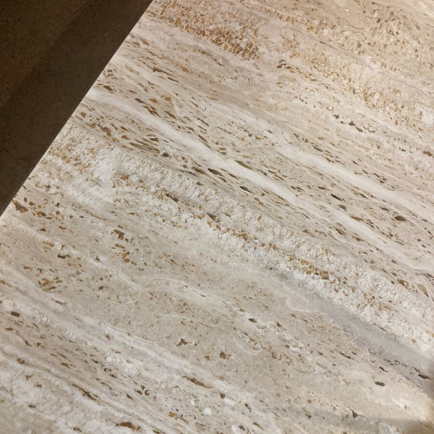 Travertine Square Coffee Table - image-4
