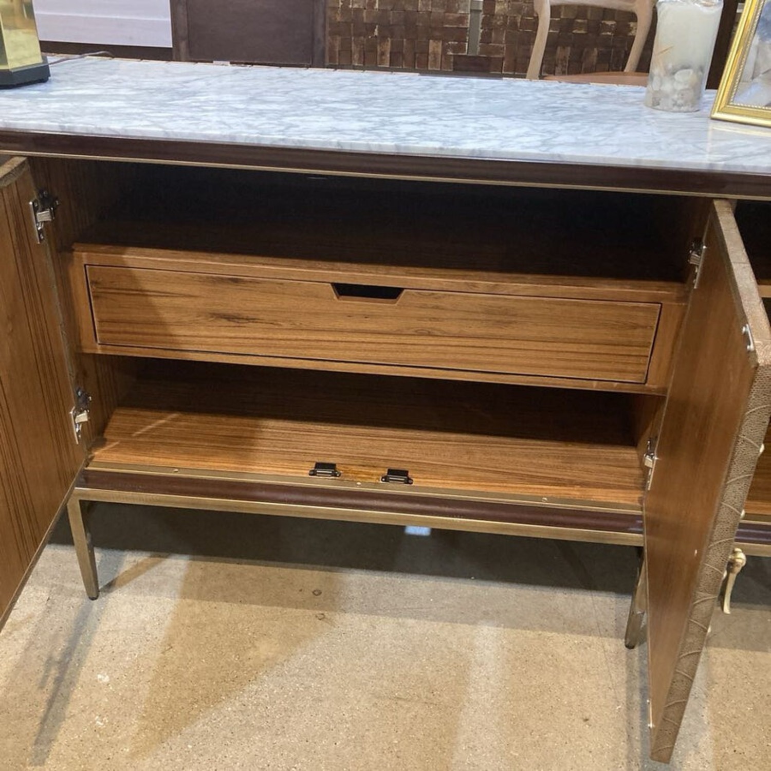 Sarried Palisade Shagreen Credenza Buffet - image-6