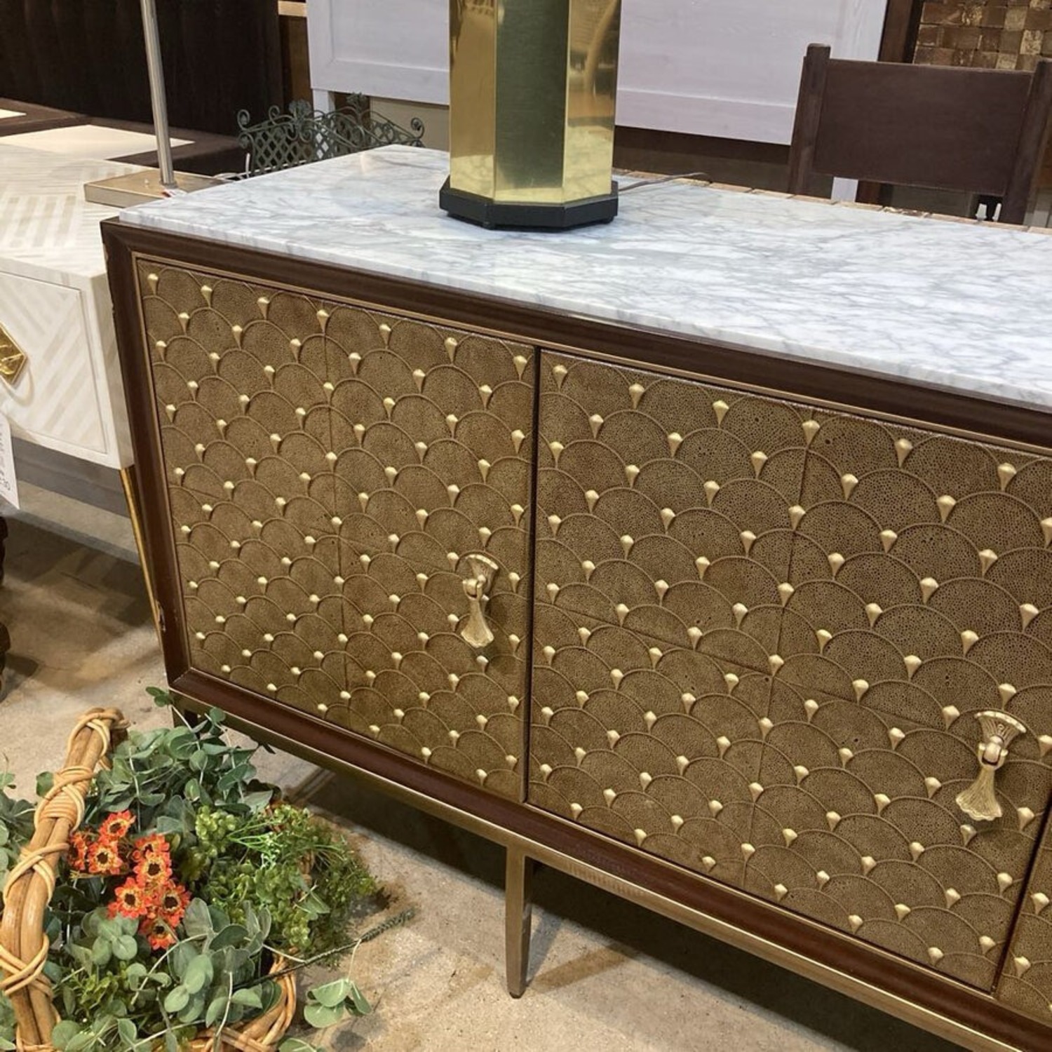 Sarried Palisade Shagreen Credenza Buffet - image-4