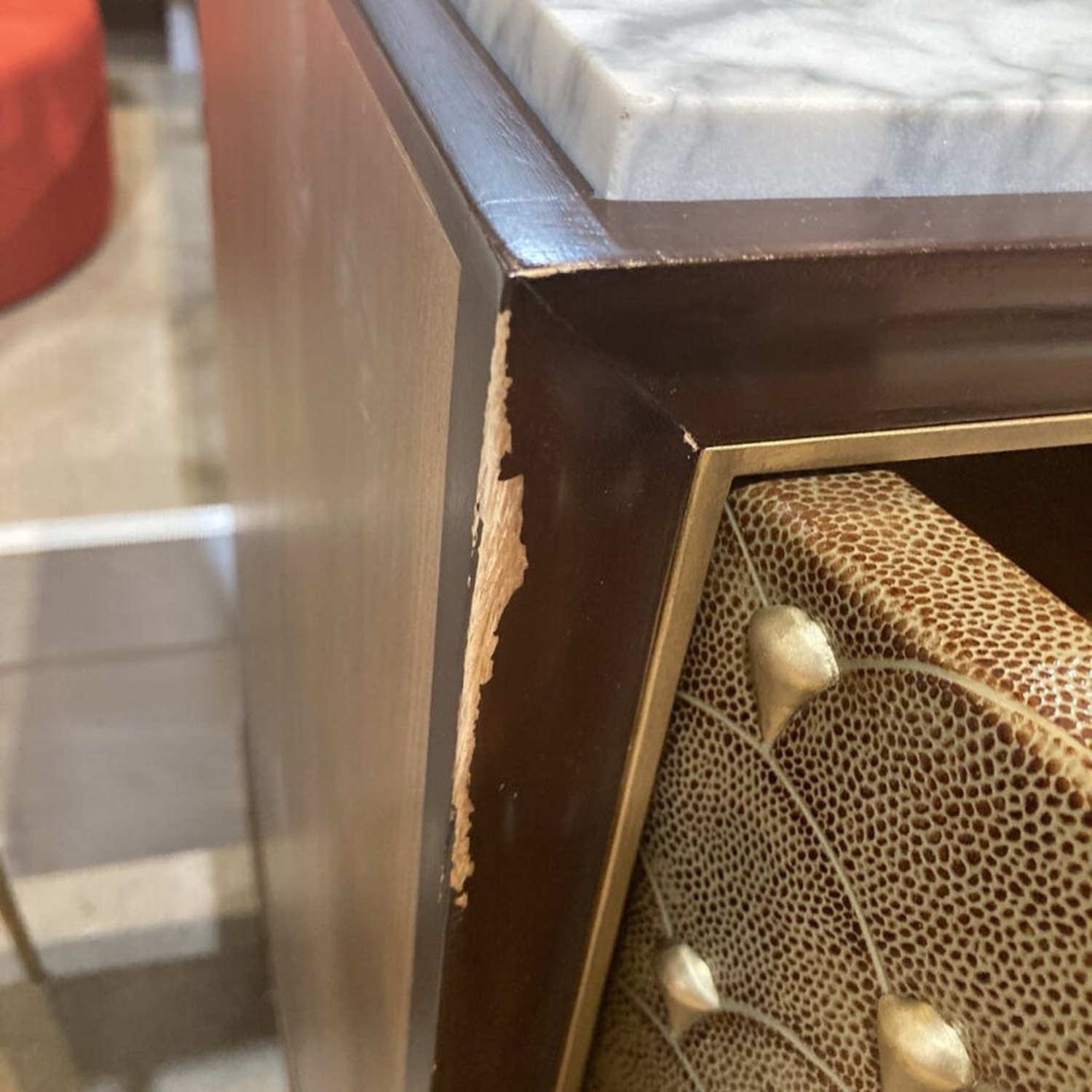 Sarried Palisade Shagreen Credenza Buffet - image-12