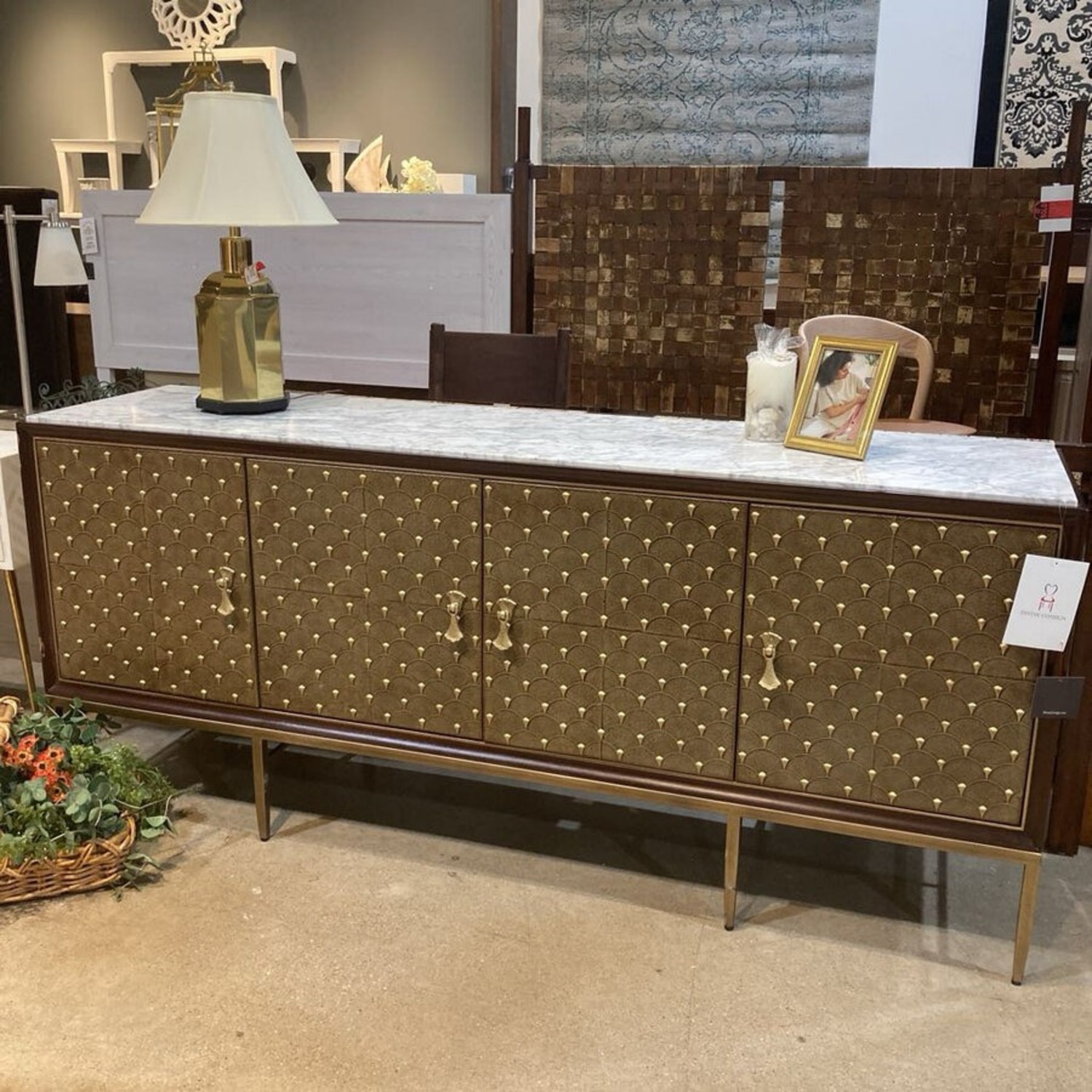 Sarried Palisade Shagreen Credenza Buffet - image-2