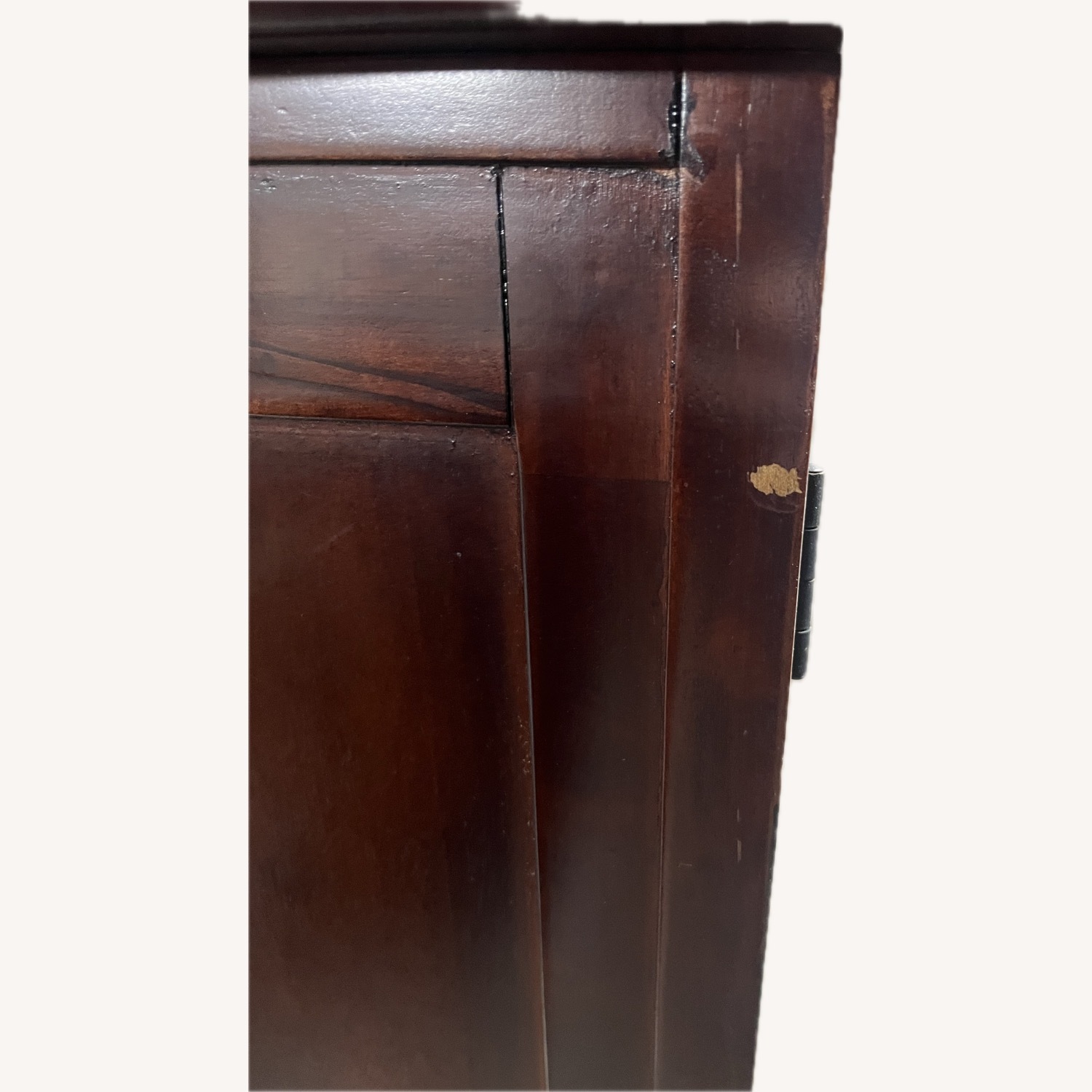 Crate & Barrel Dark Brown Wood Storage Cabinet - image-4