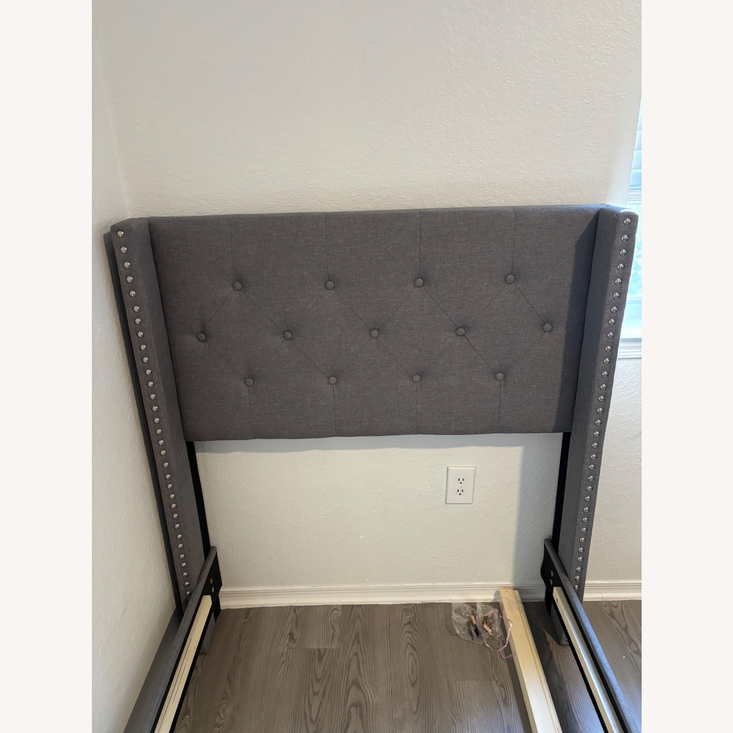 Wayfair Dark Gray Twin Bed - image-1