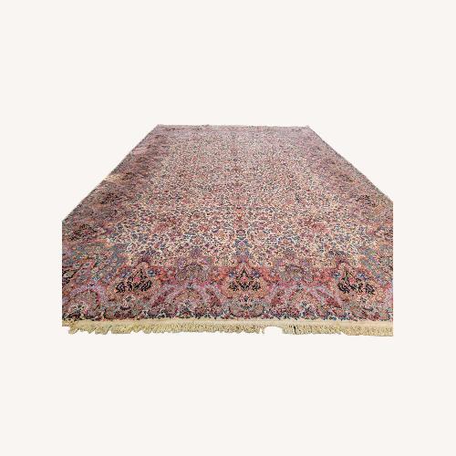 Used Antique Karastan 12x16' Kirman Wool Rug for sale on AptDeco