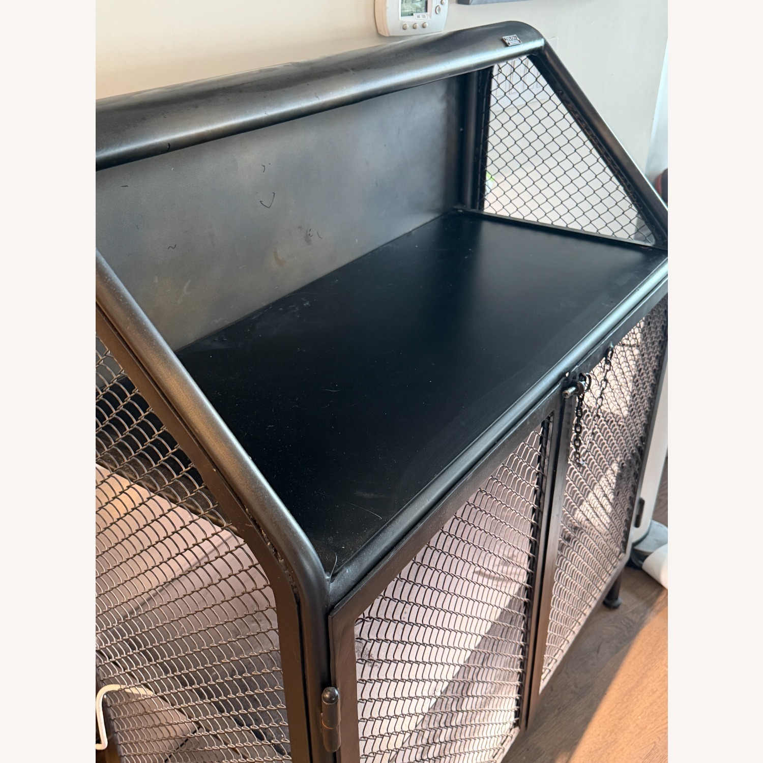 Restoration Hardware Vintage French Factory Bar Cart - image-1