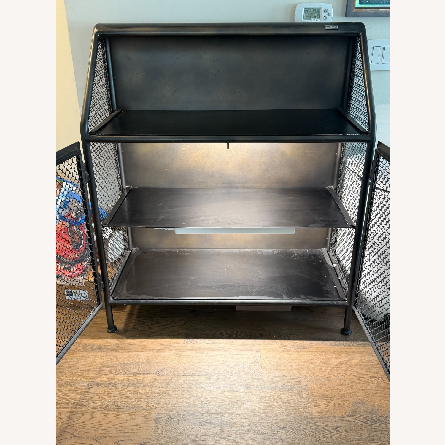 Restoration Hardware Vintage French Factory Bar Cart - image-2