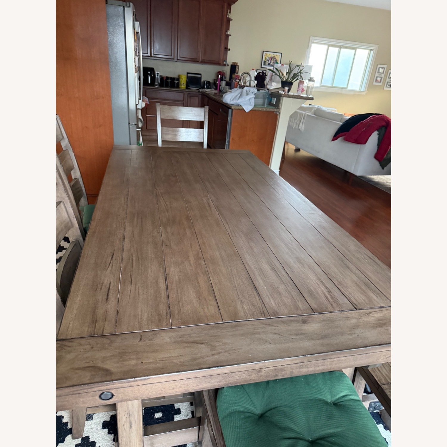 Natural Wood Dining Set - image-3