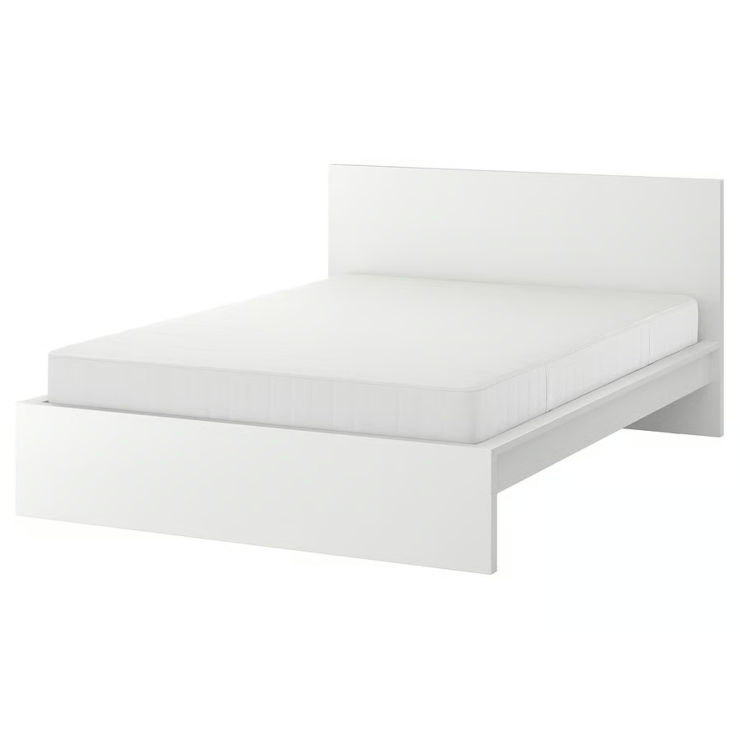 IKEA Malm White Wood Full Bed - image-0