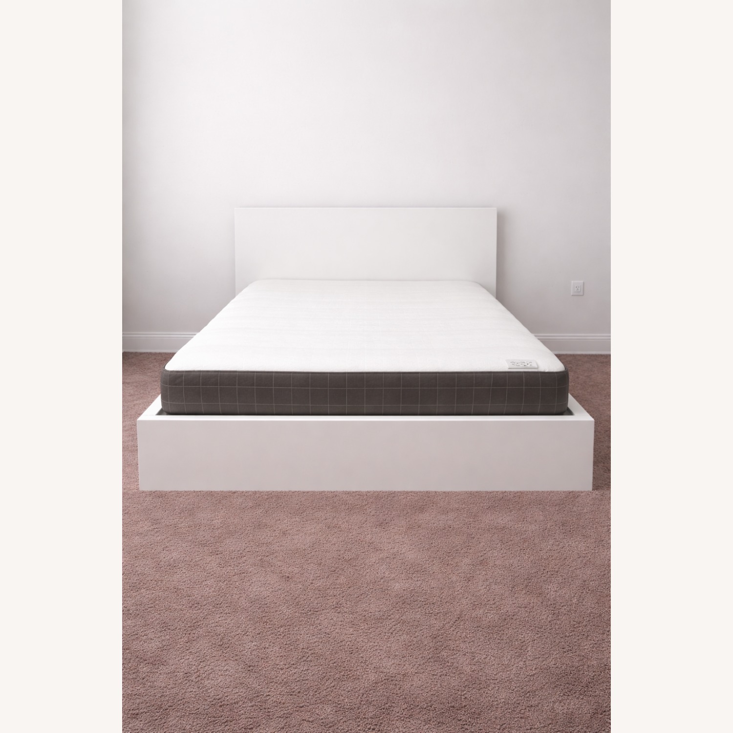 IKEA Malm White Wood Full Bed - image-1