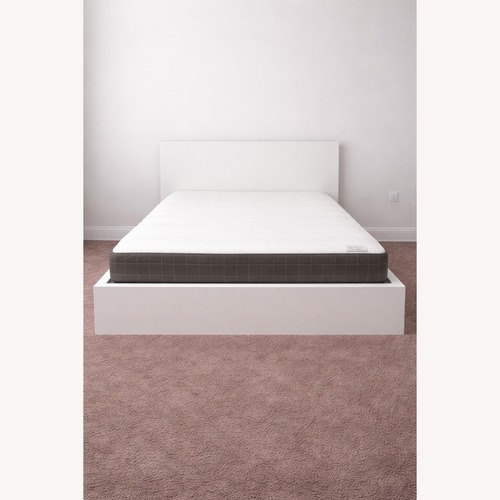 Used IKEA Malm White Wood Full Bed for sale on AptDeco
