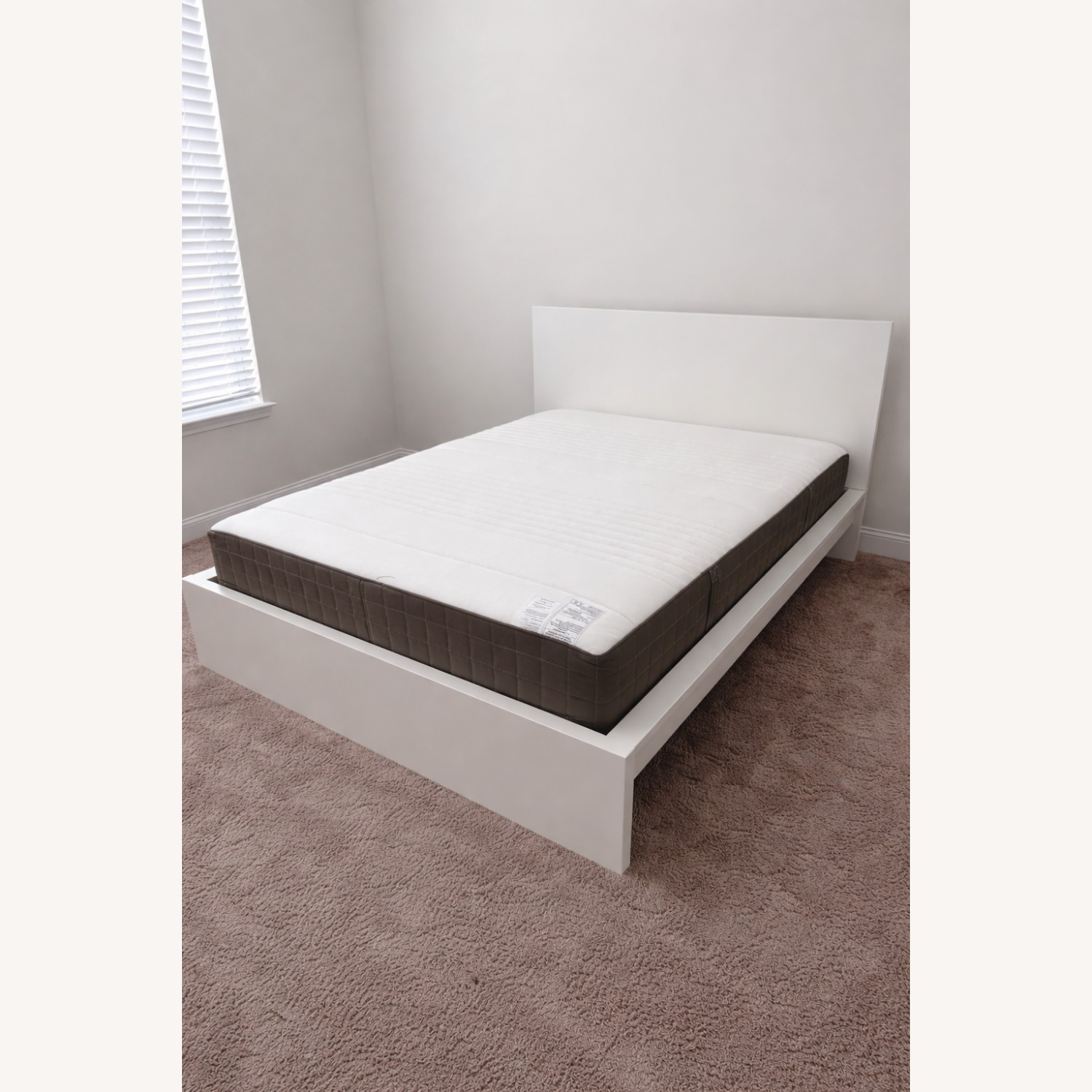IKEA Malm White Wood Full Bed - image-2